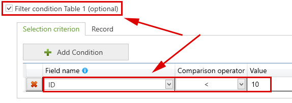 Daten filtern Filter data