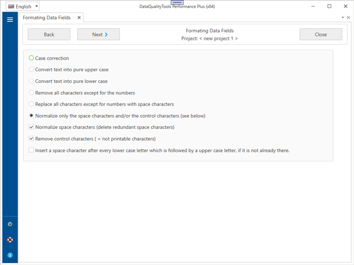 Formating Data Fields